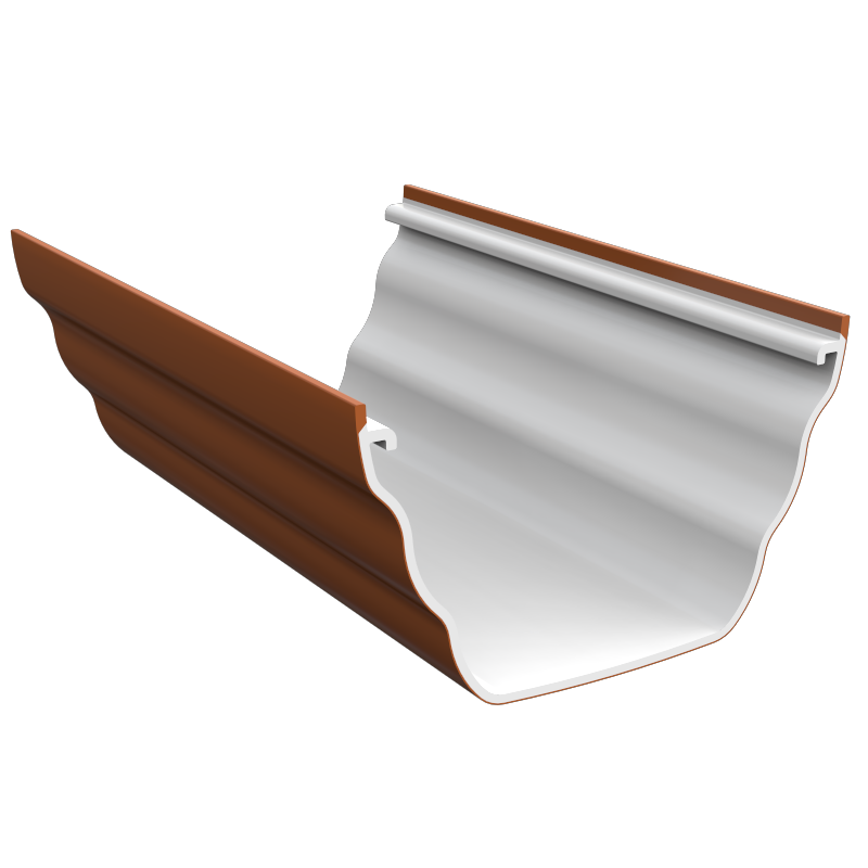 Freeflow Ogee Caramel Guttering